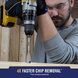 Irwin Tools Irwin Industrial Tools 87950 Speebor Blue Groove Spade Bit Set, 3-Piece