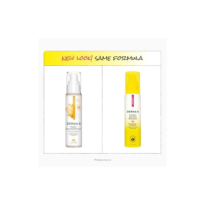 DERMA E Vitamin C Renewing Moisturizer with Probiotics and Rooibos,