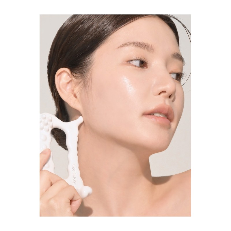 Ceramic 100% Detox Gua Sha + Organic Jojoba Oil Lymphatic