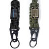 2 Pcs Heavy Duty Neck Paracord Keychain, Durable Braided Lanyard