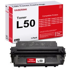 L50 High-Yield Black Toner Cartridge 1-Pack Replacement for Canon L50 Toner Cartridge for ImageClass D660 D661 D680 D760 D761 D780 D860 D861 D880 Printer