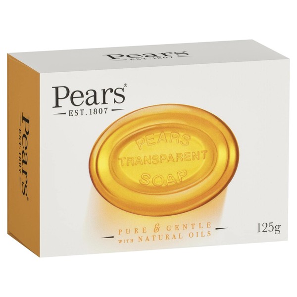 Pears Transparent Original Soap - 125g, 12 Pack