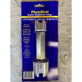 Jones Stephens Corp Universal Drain Wrench,PartNo J45010 JonesStephens