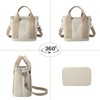 Sitengle Women's Tote Bag, Canvas Shoulder Bag, Crossbody Crossbody 2-Way