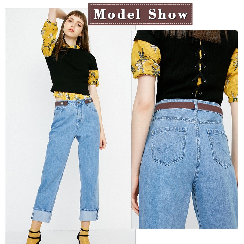 Ladies Elastic Belt Invisible No Buckle Belt for Women Men