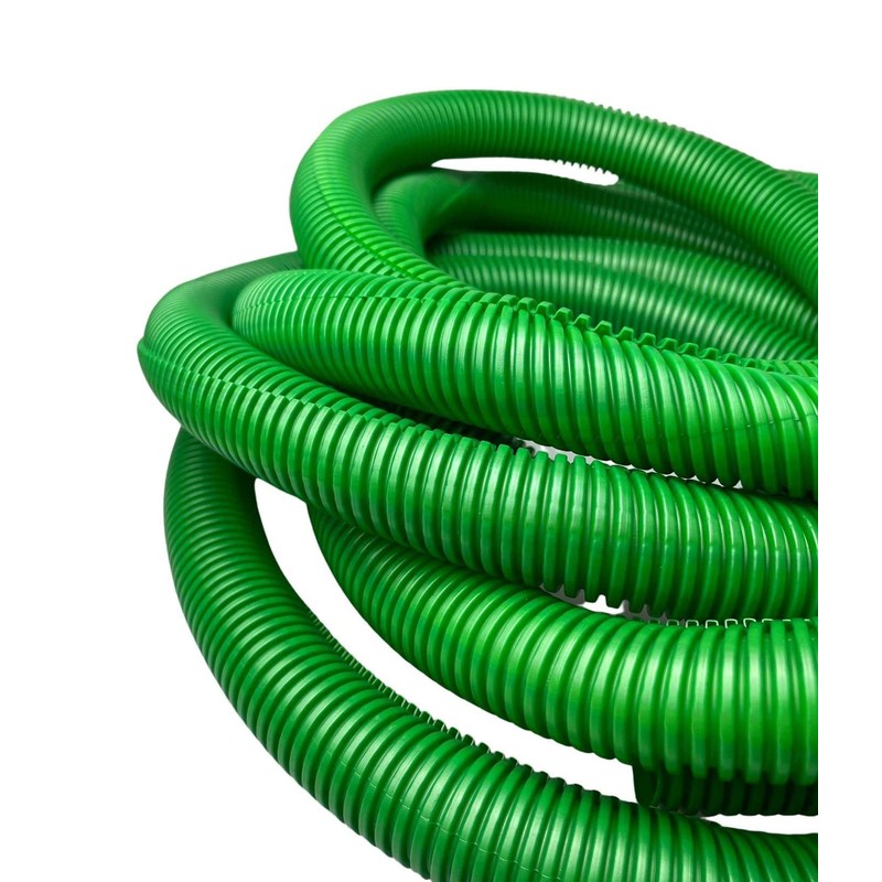 PE Green Corrugated Conduit Flexi Pipe Tube Split 23mm -