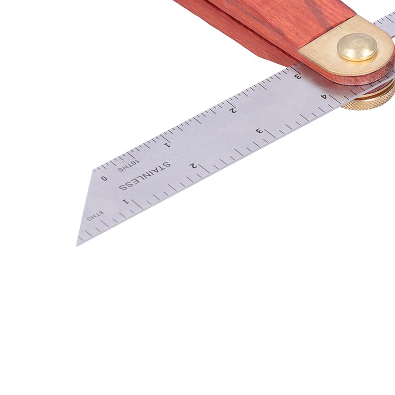 Woodworking Bevel Movable 9in Sliding T Carpentry Adjustable Angle Ruler