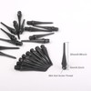 Deetenks Soft Dart Tips 100 PCS 2BA Thread Plastic Soft