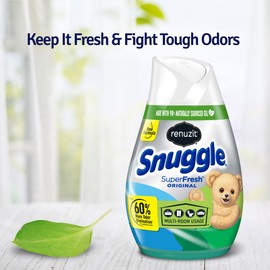 Renuzit Snuggle Gel Air Freshener, SuperFresh Original, 7 Ounce, 3 Count