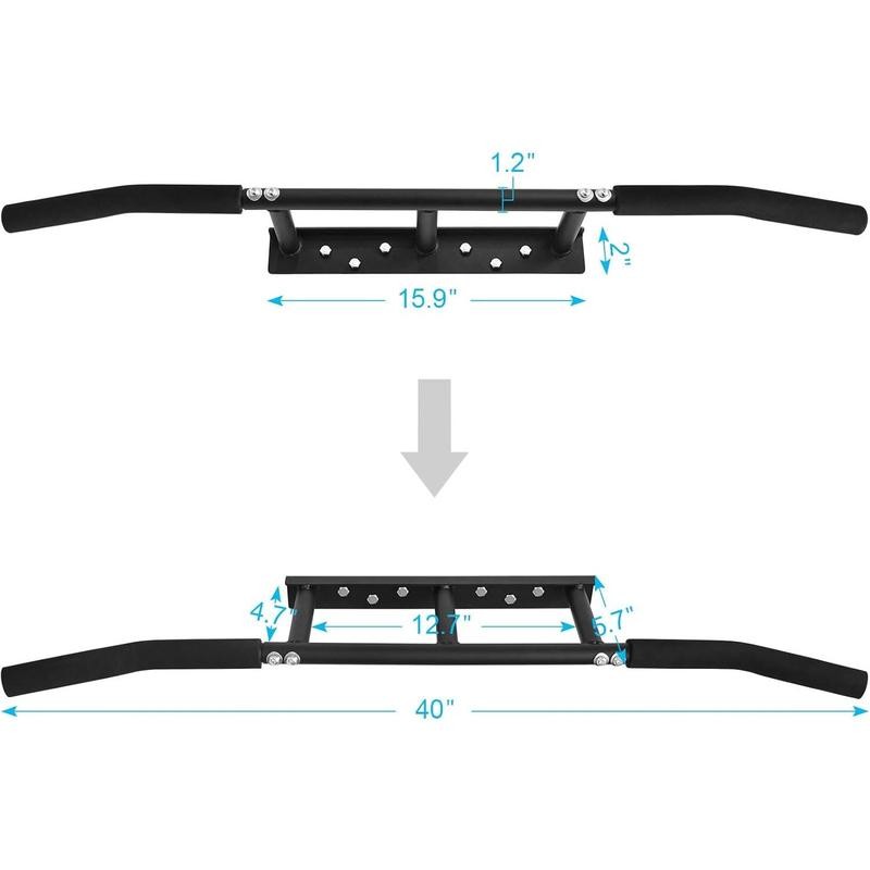 ATENTO Pull Up Bar, Chin Up Bars Ceiling Mount by
