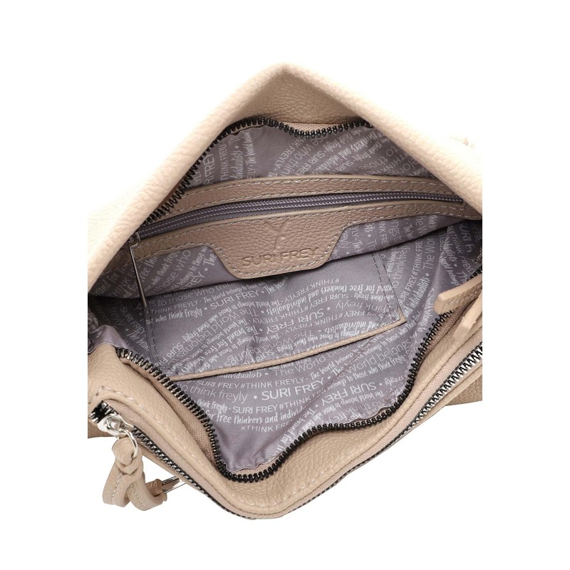 SURI FREY SFY Debby 13602 Women's Shoulder Bag Plain, Sand