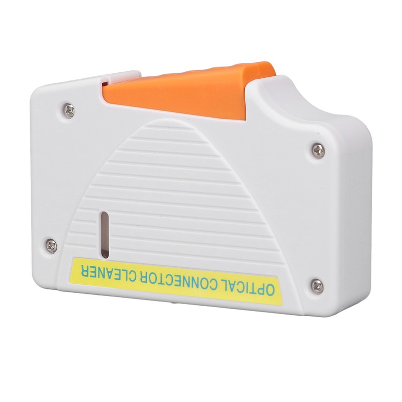 White Fiber Optic Cleaning Box Lightweight SC FC ST LC