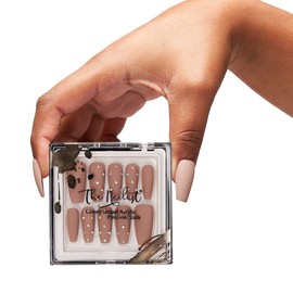 The Nailest - Instant Luxury Acrylic Press-on Nails-Medium Coffin- Honu Beige
