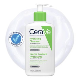 CeraVe CeraVe Hydrating Cleanser with 3 Essential Ceramides and Hyaluronic Acid for Normal to Dry Skin 236ml