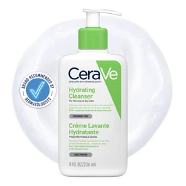 CeraVe CeraVe Hydrating Cleanser with 3 Essential Ceramides and Hyaluronic Acid for Normal to Dry Skin 236ml