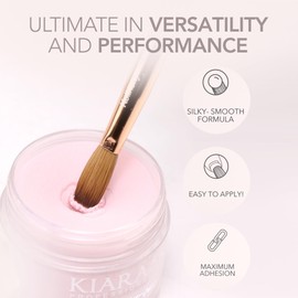 Kiara Sky All-In-One Acrylic Nail Powder | Multi-Use Dip & Acrylic Powder | Sculpting, Overlay & Dipping 2 oz, Partners In Wine