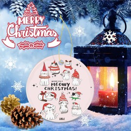 Cat Christmas Ornament 2024, Pet Lover, Cat Christmas Tree Hanging Decoration Festive Novelty Ornament Xmas Gift