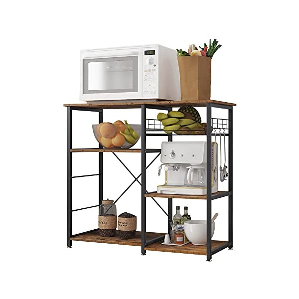 soges 3-Tier Kitchen Baker's Rack Utility Microwave Oven Stand Storage