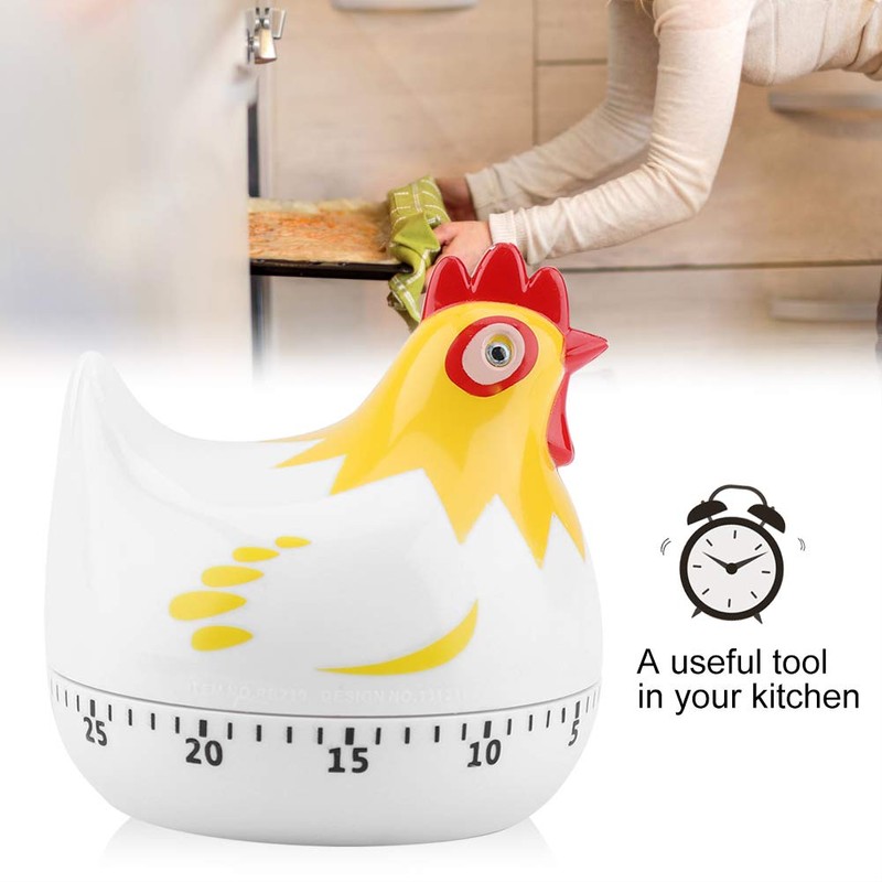 Chicken Pattern Timer, Chicken Pattern Countdown Kitchen Timer Reminder for