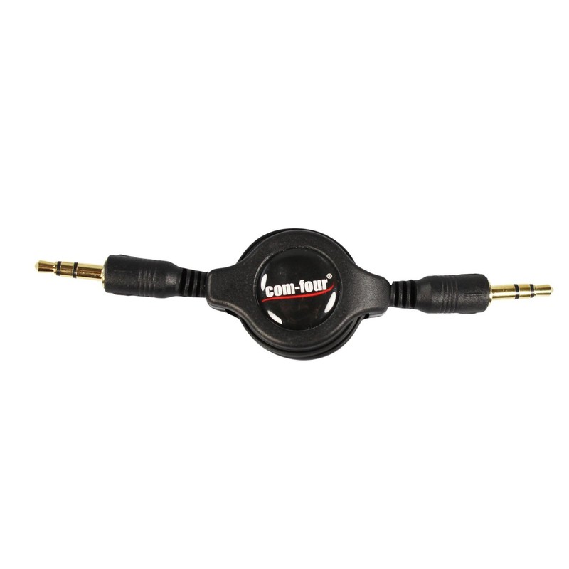 Com-four AUX Audio Cable 2 x 3.5 mm Stereo Jack