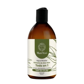 Agua Micelar con Extracto Aloe Vera MatiMati Limpia Desmaquilla e Hidrata