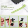Donruby 24Pcs Silicone Cable Ties - Reusable & Washable with