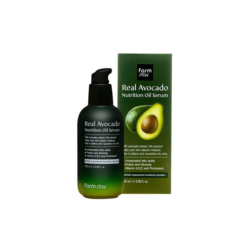 Farm Stay 팜스테이 리얼 아보카도 뉴트리션 오일 세럼 100ml Farmstay