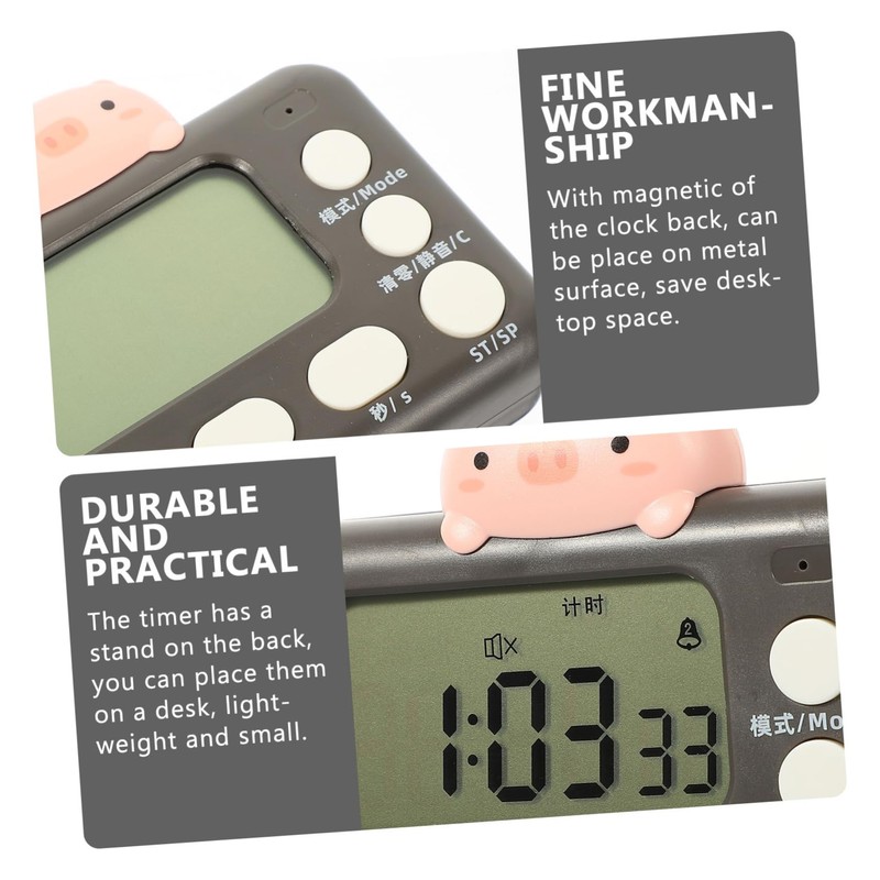 Ciieeo Digital Study Cooking Timer Silent Countdown Timer for Home