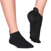 Knitido+ Yama Yoga and Pilates Toe Socks, Non-Slip, Size:UK 5.5-8