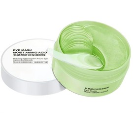 Parches Ojos Acido Hialuronico, Mascarilla Para Ojeras Y Bolsas, Contorno De Ojos, Hidrogel Anti Arrugas, Lineas De Expresion, Hinchazon, Parches Humectantes, Optigel, Eye Patches (Aminoacidos (verde))
