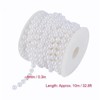 ZUJIACUN 33ft / 10m Long Christmas Bead Wreath Artificial Pearl