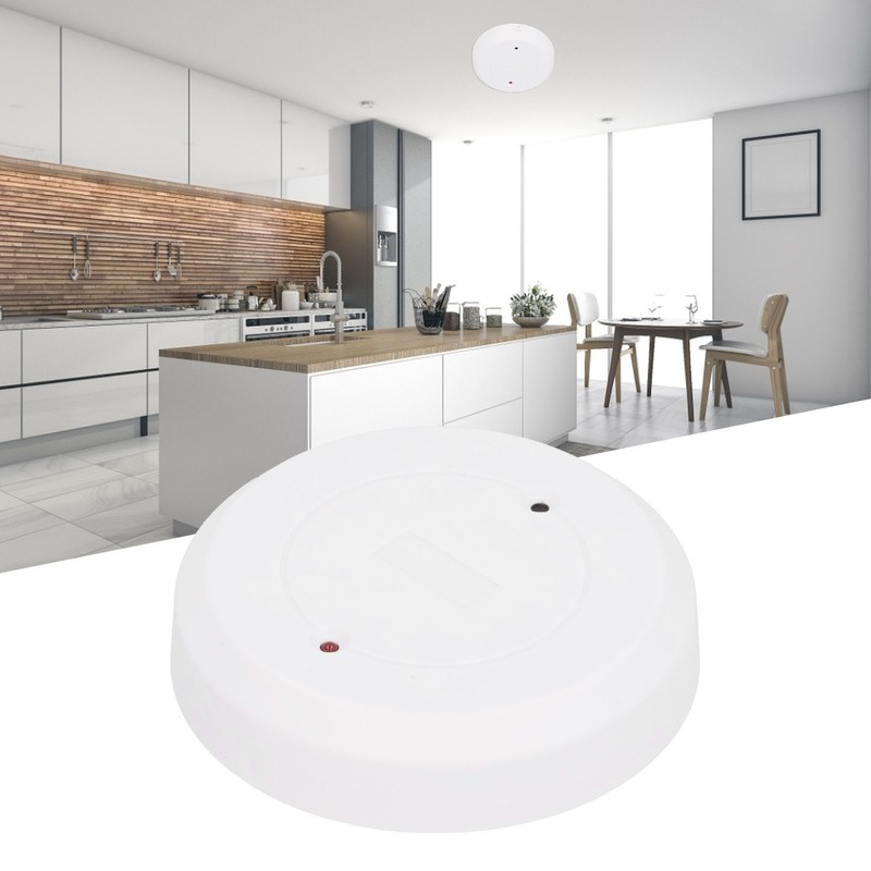 Wired Glass Break Detector Round Door Window Breakin Sensor Tamper