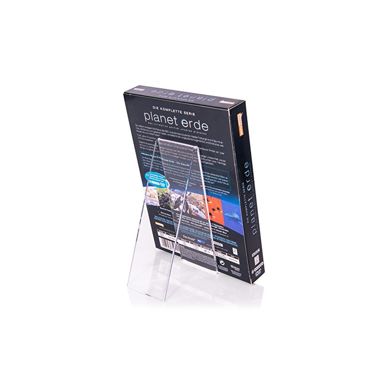10 Pezzi VITAdisplays espositore Inclinato, Supporto per Libri, Supporto per
