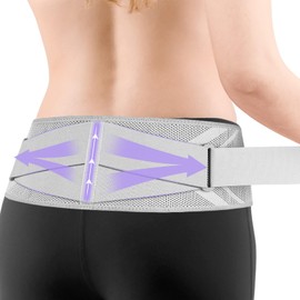 JIUFENTIAN Sciatica Belt Relieve Lower Back Pain & Sacroiliac Support Belt SI Joint Hip Support Brace for Women and Men-L