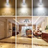 Sweier 3 Way Chrome LED Round Ceiling Spotlight Rotatable Head
