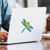 CafePress Rainbow Dragonfly Rectangle Bumper Sticker Car Decal