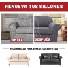 Protector Cubre Sala Elástico Ajustable Strech Fit -3 Pzas