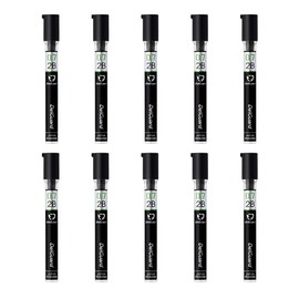 Zebra Mechanical Pencil Leads Delgado 0.7 2B 10 Count B-P-LDB10-2B
