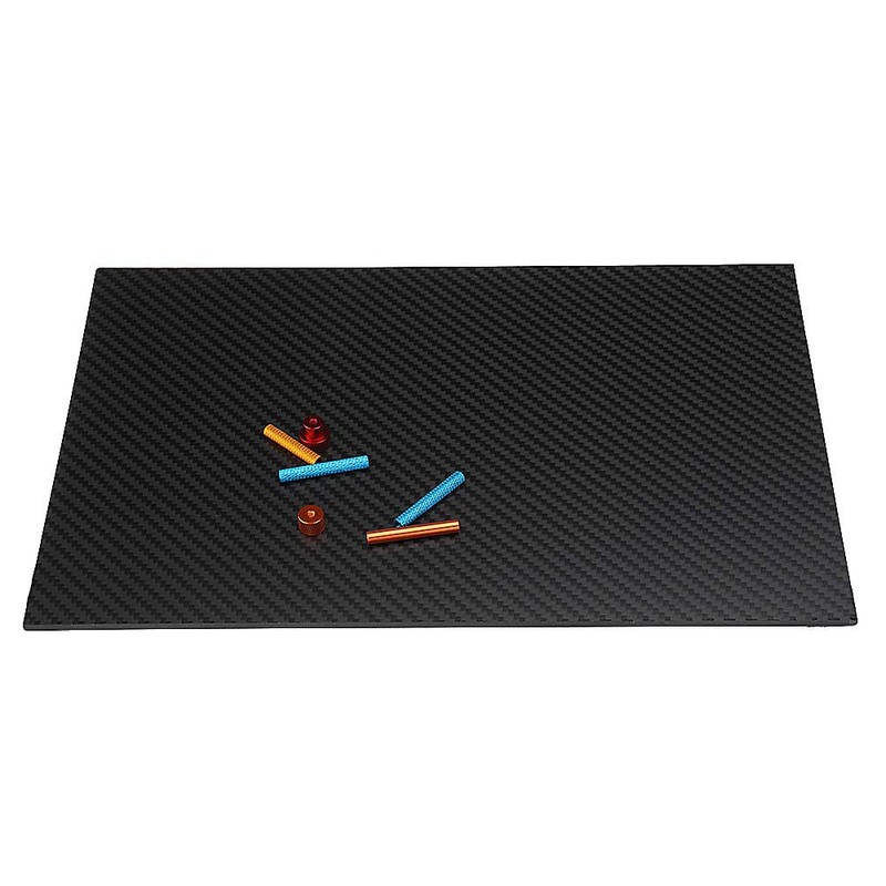 Generic 3K Carbon Fiber Sheet 200mm x 300mm Black 5mm