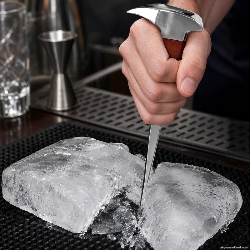 Ice Picks for Breaking Ice, 8.8-Inch Stainless Steel Ice Pick