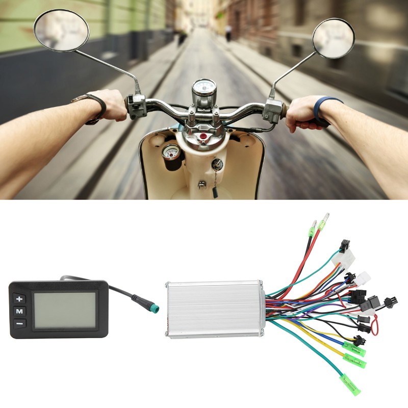 36V 48V 350W Electric Bike Brushless Motor Controller LCD Panel