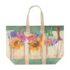 Caspari Garden Large Tote Gift Bags - 4 Gift Bag