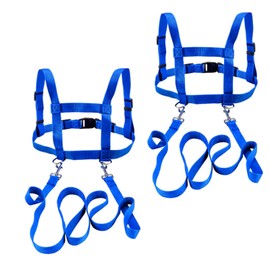 Pack of 2 Horse Leads, Blue Horse Harness for Children, Horse Harness for Children, Horse Lead for Girls and Boys, Role Play, Skiing, Playing