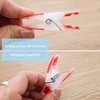 Plastic Clothespins, 48Pcs Laundry Drying Clothes Pins Clips, Non-Slip Clothespins,Utility