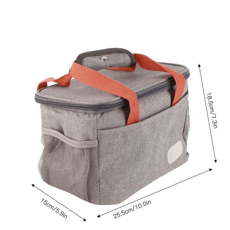15L Insulated Lunch Bag Thicken Waterproof Aluminum Foil Portable Large