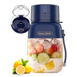 Kawu Portable Blender, Smoothie Blender, hand Personal Blenders mixer with 34.1 oz, No-BPA, small mini smoothie cups, USB-C Rechargeable, Dishwasher Safe,Mixer for Shakes, Fruit Vegetable Drink