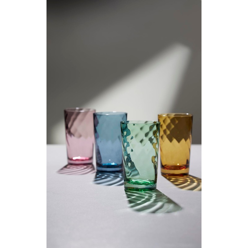 Lyngby Glas Vienna Highball 45 cl Pack of 4 Green