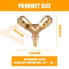 Compressed Air Distributor, 2-Way, Compressed Air Switch with Male Thread,