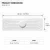 Rovelin Stone Faucet Mat for Kitchen Sink, 40x10cm Absorbent Diatomite