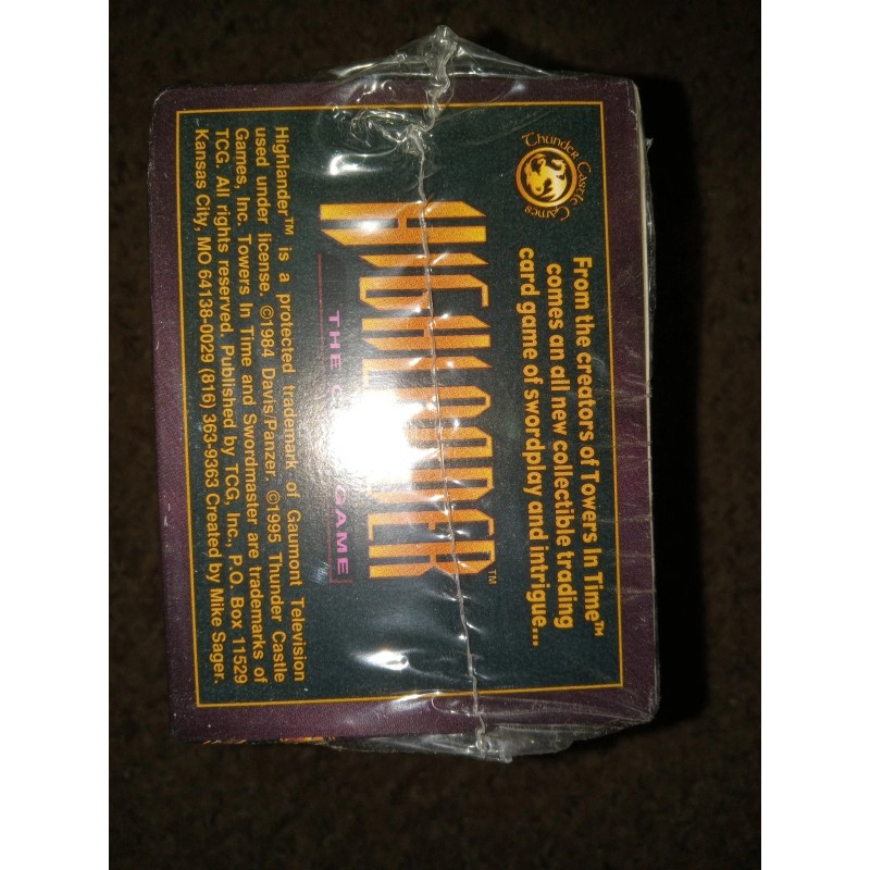 1995 Highlander The Card Game Limited Edition Starter Decks FACTORY